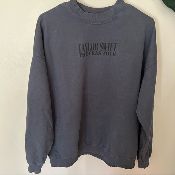 Tops - Taylor Swift Eras Tour Blue Crewneck